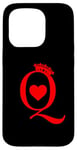 Coque pour iPhone 15 Pro Jeu de cartes à jouer Queen Of Hearts King Of Hearts