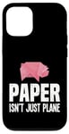 Coque pour iPhone 12/12 Pro Origami, papier pliable, design artistique, origami