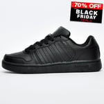 K Swiss Classic Court Palisades Mens Leather Retro Heritage Trainers Black