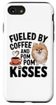 Coque pour iPhone SE (2020) / 7 / 8 Poméranie mignon chien maman amateur de café Pom Pom Pom Kisses Caféine