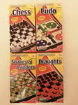 Magnetic mini travel games. Ludo-Draughts-Chess-Snakes & ladders. HTI brand