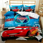 Bilar Lightning Mcqueen Cover Sängkläder Set Örngott Barn Vuxen Style-7 90*200two-piece