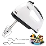 Electric Hand Mixer, 7-Speed Lightweight Hand Whisk, Food Stand Mixer for Home Kitchen Baking Cake Food Beater, with 2 Beaters, 2 Dough Hooks