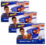 Nerf - Elite Scout MKII ET FLECHETTES Elite Officielles (Lot de 3)