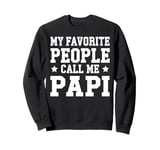 Papi Father's Day Gift for Dad from Daughter, Son, Wife Sweatshirt