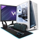 Vibox II-28 PC Gamer - 24"" Écran Pack - Six Core Intel i5 11400F Processeur 4.4GHz - Nvidia GTX 1650 4Go - 16Go RAM - 1To NVMe M.2 SSD - Windows 11 - WiFi