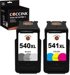 Pg-540Xl Cl-541Xl Cartouches D'Encre Remplacement Pour Canon 540 Xl 541 Xl Pixma Mg3600 Mg3650 Mg4250 Ts5150 Ts5151 Mx475 Mx535 Mg2250 Mg3550 Mg3200 Mg3150 Mg3250 Mg2150 Noir Et Couleur[Q495]