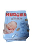 Huggies Pure Extra Care Baby Wipes Fragrance Free 99% Water 3 Packs x 56 Count