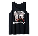 8th Wedding Anniversary Celebrating 8 Years Matching Gift Tank Top