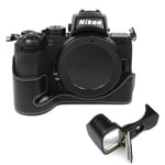 Nikon Z50 genuine leather case - Black