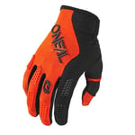 O'NEAL | Gants de vélo et de Motocross | MX MTB FR Downhill | Ajustement pour Un Maximum de Confort, matériau perméable à l'air | Element Youth Glove RACEWEAR V.24 | Adulte | Noir Orange | Taille S