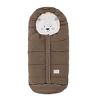 Nuvita 9605 Junior Chiots | Sac Universel pour Poussette avec Animaux | Parfait pour Les Enfants de 6 à 36 Mois (100 cm) | Résistant au Froid jusqu'à -13 °C | Marron