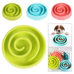 Pet Bowl Dog Cat Interactive Slow Food Feeder Healthy Gulp Feed Dish Uk