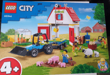 BOITE SET NEUF LEGO CITY 60346 LA GRANDE FERME GRANDE DES ANIMAUX + TRACTEUR