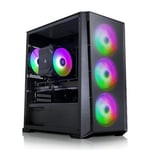 AWD-IT AIR Mesh AMD Ryzen 5600X 6 Core NVIDIA RTX 4070 12GB Desktop PC for Gaming
