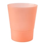 Verdenia Housse de Pot de Fleurs, Design pour orchidée, en Plastique, ajouré, Plusieurs Couleurs, diamètre : 12 cm, Orange