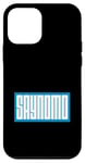 Coque pour iPhone 12 mini Bleu SAYNOMO (Say No More) Bleu Couleur Graphique