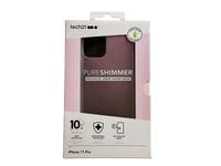 Tech21 Pure Shimmer Clear Tough Phone Case Back Cover For Apple iPhone 11 Pro