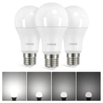 Linkind Ampoule Led E27 Dimmable, Blanc Froid 5000K, 13W Équivalent 100W 1521lm, Ampoule Edison A60 Gros Culot à Vis, Lampe Intensité Variable, 220-240V, lot de 3