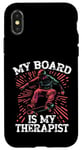 Coque pour iPhone X/XS Skateboard Funny Board Skater Stuff