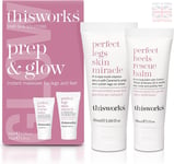 This Works Prep and Glow Gift Set: Perfect Legs Skin Miracle 50ml & Perfect Bal