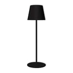 4lite Indoor Outdoor Portable LED Table Lamp (Matt Black) Touch Dimmable IP54 Rated LED Colour Changing Bedside Table with USB-C Charging Cable - 4l1/9002-4yr Guarantee