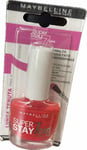 MAYBELLINE FOREVER STRONG SUPERSTAY 7 DAYS GEL NAIL POLISH HOT SALSA 490 CARDED