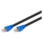 Câble RJ45 étanche catégorie 6 U/UTP 40 m (Bleu et Noir) 