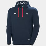 Helly Hansen American Magic Bomull Hettegenser Marineblå L