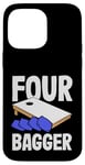 Coque pour iPhone 14 Pro Max Planche Four Bagger Cornhole Fun Sport Vibes