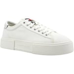 Chaussures Tommy Hilfiger  TJM Sneaker Donna Ecru Bianco EN0EN02480