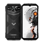 DOOGEE V Max Pro Rugged -puhelin, 12 Gt + 512 Gt, 6,58 tuuman Android 14 Dimensity 7050 Octa Core 2,6 GHz, Verkko: 5G, OTG, NFC (musta)