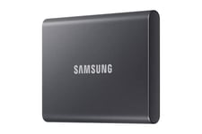 Samsung SSD Externe T7 2 To, Gris titane, MU-PC2T0T/WW, Vitesse de lecture/écriture jusqu'à 1050 Mo/s, Sécurisation par mot de passe