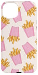 iPhone 15 Plus Preppy Pink French Fries Cute Girls Aesthetic Case