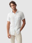 Rodd & Gunn Palm Beach Linen Slim Fit Short Sleeves Shirt