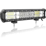 15 tum 216W LED-ljusramp Spot Flood Combo Beam LED-ramp 12V 24V Arbetslampor för 4x4 Offroad Lastbil Traktor Båt Bil ATV UTV SUV