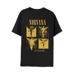 Nirvana Unisex Adult In Utero Grid T-Shirt - M