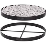 Cookking - Barbecue Base ronde à mettre roches décoratives pour braséro 60 cm