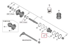 Vapaaratas Shimano FH-M8110