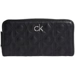 Portefeuille Calvin Klein Jeans  Compagnon  Ref 53870 BAX Noir 19.5*11*1.5