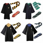 Harry Potter Cosplay Kostym Unisex Vuxen/barn Gryffindor Ravenclaw Ro V Ravenclaw Vuxen S Slytherin Slytherin 125