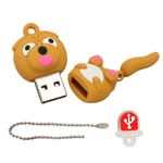 Sarjakuva USB-muistitikku Cute Dog USB2.0 -liitäntä Plug and Play High Speed Memory Thumb Stick valokuvavideotiedostoille 16G