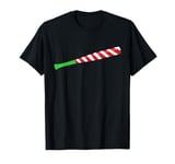 Funny Candy Cane Baseball Bat Christmas Holiday Gifts T-Shirt