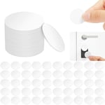 OFFCUP NFC Tag NTAG215, 50pcs NFC Sticker, 25mm étiquettes NFC Ronde, Carte NFC Blanc avec Support Adhésif, NFC Cartes de Monnaie 504 Octets Compatible avec TagMo Amiibo et iOS et Les Appareils NFC