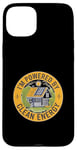 Coque pour iPhone 15 Plus I'M POWERED BY CLEAN ENERGY Solar Power Change Climat Sun