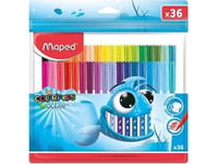 Maped Felt Tip Pens Colorpeps Ocean 36 Colors