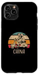 iPhone 11 Pro China Vintage Scooter Retro Sunset Distressed Design Case