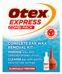 Otex Express Combi Pack Clinically Proven Ear Wax with Drops & Bulb Syring 10ml