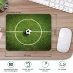 Computer Mouse Mat - Football Pitch Soccer Ball Sports Game Office Gift #8681