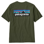 Patagonia M's P-6 Logo Responsibili-Tee Torrey Pine Green - M